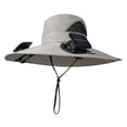 thumbnail image 2 of Yeciiwht Solar Powered Fan Hat Solar USB Charging Fan Hat with Cooling Arm Sleeves - Dual-Power Outdoor Cap for Hiking Fishing Sun Protection, 2 of 6