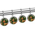12 Pcs Colorful of Summer Fruits Orange and Leaves Stainless Steel