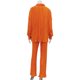 thumbnail image 4 of Blusa Mangas Largas Conjuntos de salón de 2 piezas para mujer, trajes informales de cintura media elásticos de ajuste holgado y suave Ygjytge Naranja T L para Mujer, 4 of 8