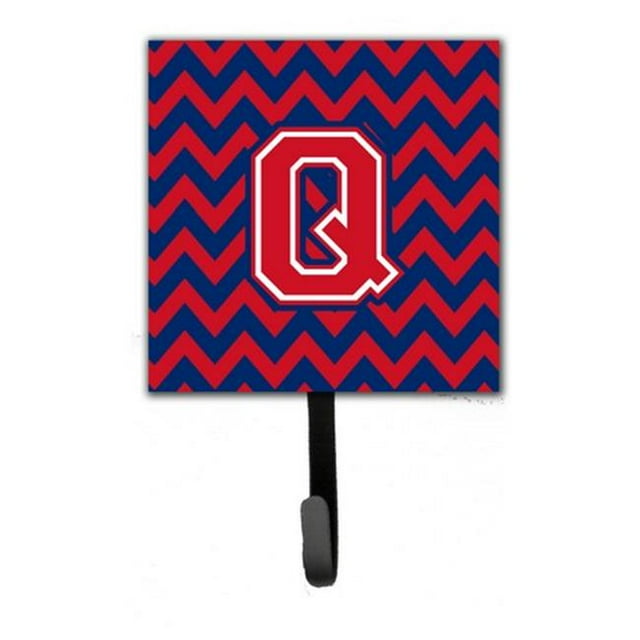 Porte-clés Ou Laisse Chevron Bleu et Cramoisi