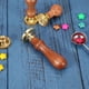 thumbnail image 3 of Sello de cera de lacre Mango de madera Sellos antiguos Sello artesanal antiguo (D) Likrtyny Para estrenar, 3 of 6