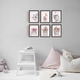 thumbnail image 4 of 6Pcs Cat Butterfly Unframed Canvas Wall Art Butterfly Bathroom Picture Decor Posters Wearing Flower Butterflies Band Cute Animals Canvas Print Artwork Wall Decor for Kids Bedroom, 4 of 9
