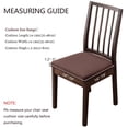 thumbnail image 2 of Dining Chair Seat Covers for Kitchen and Dining Rooms – Universal Fit Protective Polyester with Easy -On Design, 2 of 7