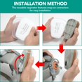 thumbnail image 4 of TRQWH Dust Goggles Reusable Respirator Mask with Filters for Polishing, Spraying, Dust, Construction Work, Woodworking and More, 4 of 8