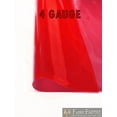 thumbnail image 2 of 4 Gauge RED Tinted Plastic Vinyl Fabric 48" Wide Sold By The Yard, 2 of 2