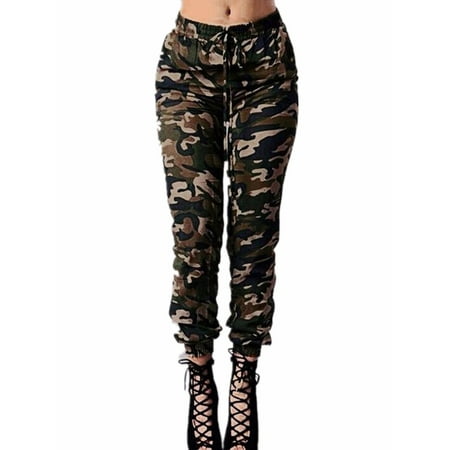 Combat Paintball Pants - Women Military Pants Camo Cargo Combat Casual Long Work Trouser