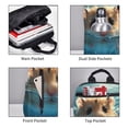 thumbnail image 4 of Naloa Cute Swimming Guinea Pig Print Lightweight DayBackpack Suitable for school, work, shopping, travel, etc., 4 of 5