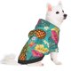 thumbnail image 2 of Fotbe Pineapple Sudadera con Estampado para Perros Pequeños – Suéter con Capucha para Mascotas, Tela Suave de Forro Polar con Bolsillo-Large, 2 of 7