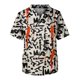 thumbnail image 1 of Fashion Men's Short Sleeve V Neck Printed Working Chest Pocket Carer Top XL, 1 of 3