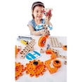 thumbnail image 5 of Hape: Junior Inventor: Deluxe Experiment Kit  - 57pc, Wooden Building Toy, Endless Construction Creativity Set, STEM Learning, Science, Kids Ages 4+, 5 of 5