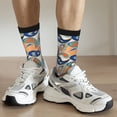 thumbnail image 6 of Pofeuu Fashionable Paisley Print Crew Socks, Adult Running Hiking Socks for Youth and Adult, 6 of 6