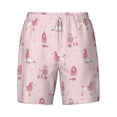 thumbnail image 4 of Lsque Mens Swim Trunks Poodle Dog Pattern - Bathing Suit Compression Liner - Beach Swim Shorts Swimwear - (S-3XL) - Stretch Quick Dry -Small, 4 of 9