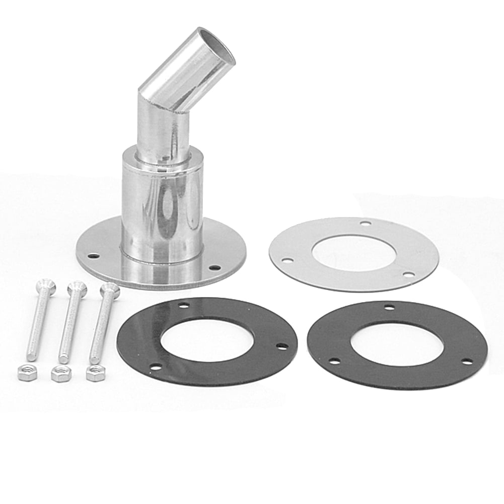 Stainless Steel Thru Hull Exhaust Fitting Tube Pipe Socket Hardware