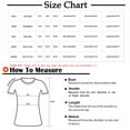 thumbnail image 5 of QLEICOM Women's V Neck Gradient T Shirt Rolled Sleeve Side Split Tunic Tops, Plus Size Short Sleeve T-Shirt Tops, Summer Casual Henley Shirts, Tees & Blouses S-2XL, Gifts for Mom, 5 of 7