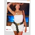 thumbnail image 2 of WHIPPY Women's Western Belt for Dresses Cowgirl Country Wide Belts Vintage Leather Belt for Jeans, 2 of 6