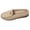 Beige, variant on Women's Backless Penny Loafers Round Toe Slip on Orthopedic Walking Shoes with Arch Support Casual Slides Moccasins Pink Size 8