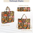 thumbnail image 6 of FORMRS Womens Corduroy Tote Bag Crossbody Shoulder Handbag with Pocket, Vibrant Mushroom, 6 of 7