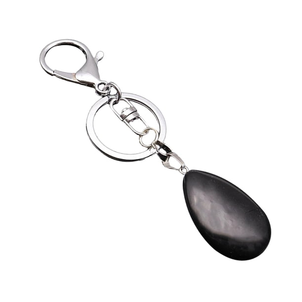 Colgante de piedras preciosas de broche de ngosta lvero lvero colgante de colr de bricoje Negro Sunnimix colgante de llavero de piedras preciosas