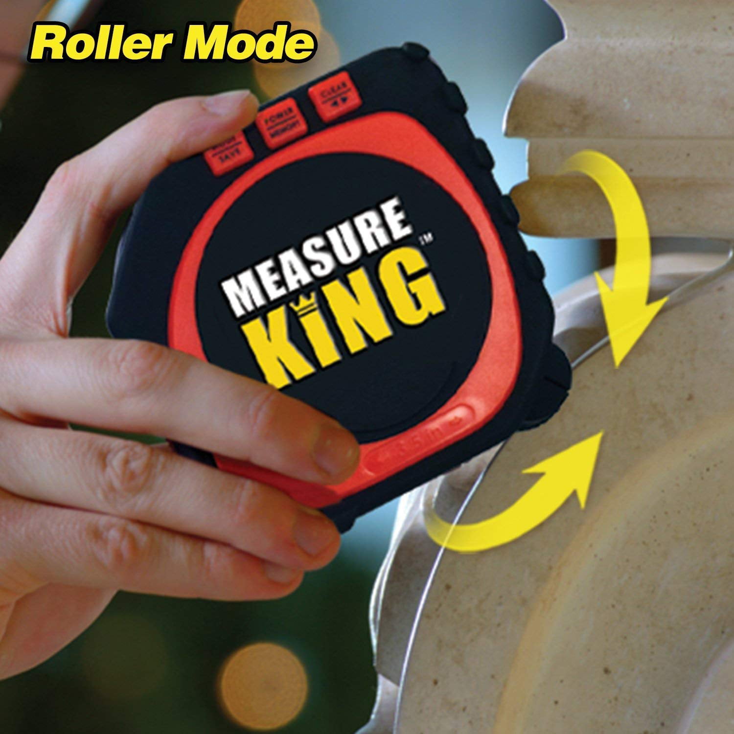 Measure King Gauge String Sonic Roller Mode 3-In-1 Digital Measuring Tape KERE 