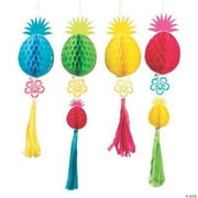 Luau Hanging Honeycomb Decorations, Luau, Party Decor, 12 Pieces