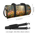 thumbnail image 2 of KLL Butterflies In Flower Field Duffle Bag For Men Women Sport Gym Fitness Tote Travel Training Workout Basketball Football Weekender, 2 of 6