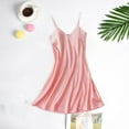 thumbnail image 2 of FRSASU Nightdress Lingerie Pajamas Silk Satin Underpant Sleepwear Underwear Pink 10(XL), 2 of 9