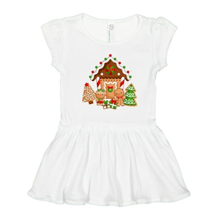 

Inktastic Gingerbread House Christmas Girls Toddler Dress