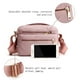 thumbnail image 3 of Bolso de hombro ligero e impermeable, bolso bandolera informal para mujerRosa, 3 of 5