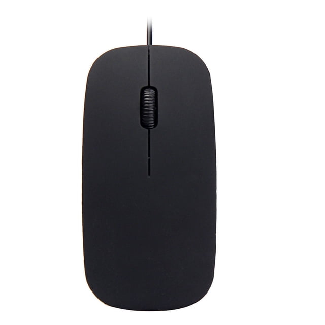 Youkk Wired for Ultra-thin Mini Mouse Desktop Laptop Computer Ergonomic Gaming Mouse black