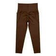 thumbnail image 4 of FASHOFT Lifting Leggings for Women Gym Seamless Workout Leggings High Waist Tummy Control Yoga Pants Coffee L, 4 of 4