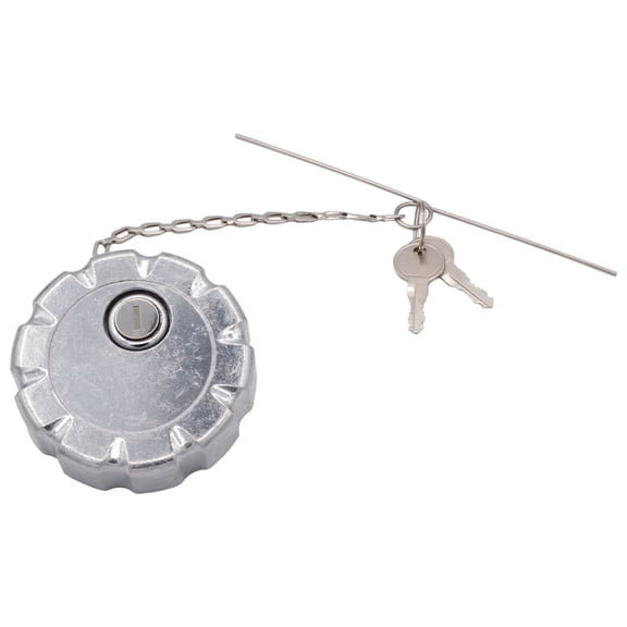 3" Locking Fuel Tank Cap with Safety Chain & Retainer, Fits with VNL Heavy Duty Trucks, Replaces 20511590, VOL20770691, 20770691, FTA-C-722L, FTA-C-723, 20770691, 20770691C8T