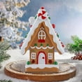 thumbnail image 3 of Cheapark Christmas Candy Snow House Figurine Festive Tabletop Decoration, 3 of 6