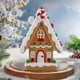 thumbnail image 3 of Figura Decorativa de Casita de Nieve con Dulces y Galletas Navideñas | Material de Resina | Pieza Decorativa Festiva para Fiestas Navideñas | Ideal para Decoración Del Hogar o Centro de Mesa | 20 Cm, 3 of 6