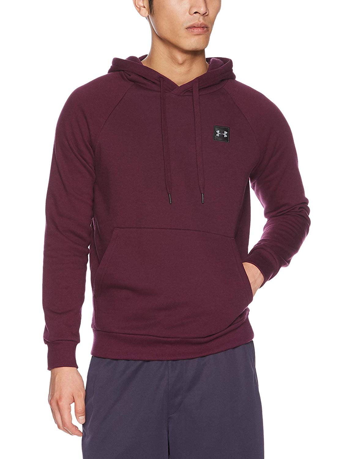 maroon under armour sweatshirt