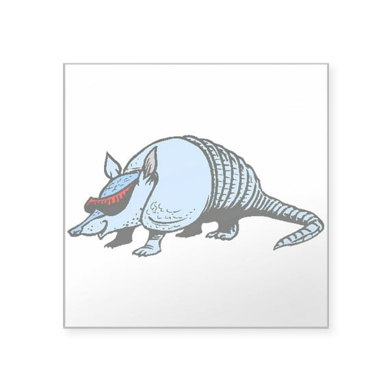 CafePress - Cool Armadillo Sticker - Square Sticker 3" x 3"