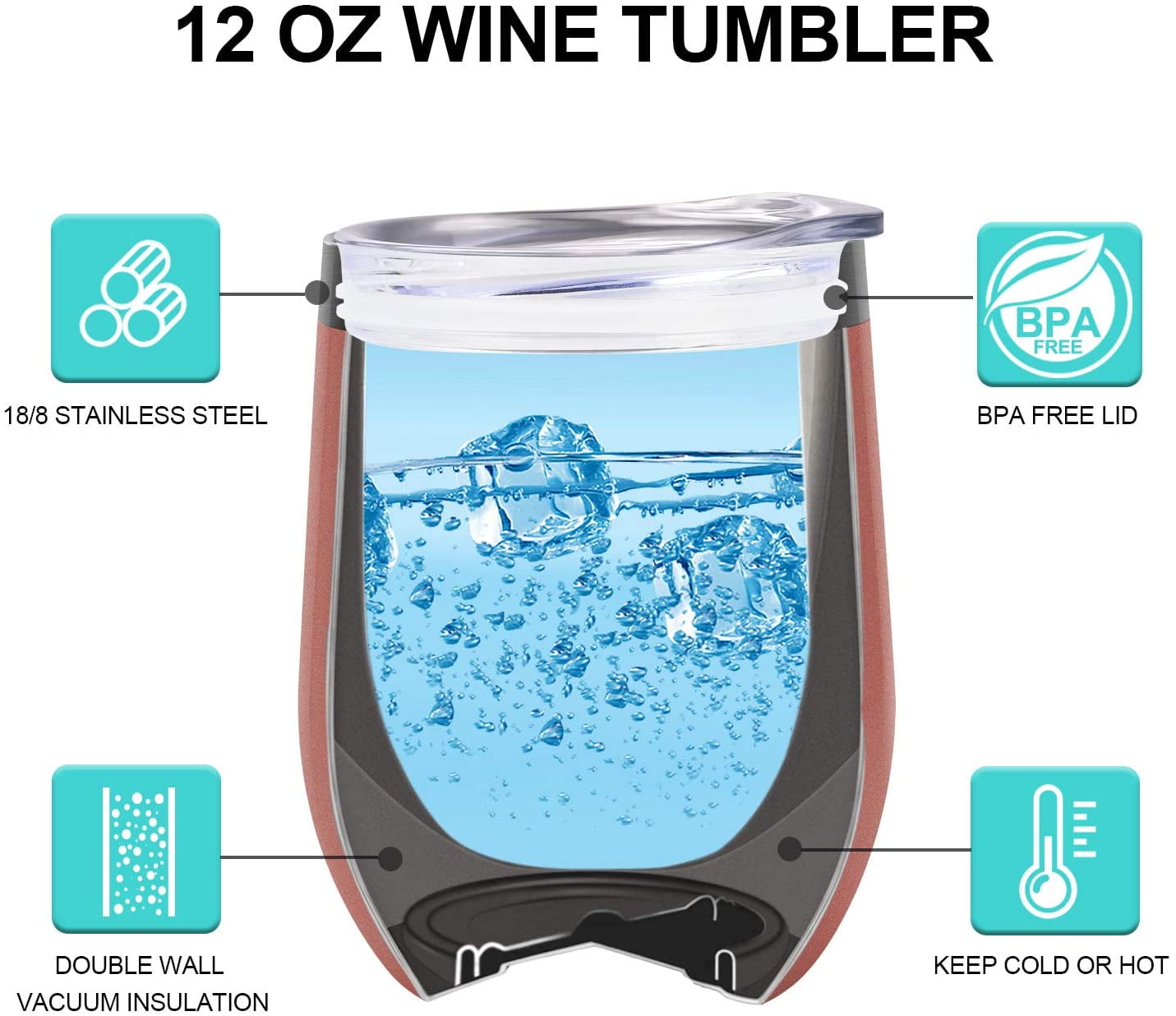 Stainless Steel Insulated Tumbler Sister in Law Gifts 12 Oz, Rose Gold Bride I Smiled Because You're My Sister in Law Wine Tumbler with Lid Wedding Christmas Birthday Gifts for Sister in Law Stainless Steel Insulated Tumbler Sister in Law Gifts 12 Oz, Rose Gold Bride I Smiled Because You're My Sister in Law Wine Tumbler with Lid Wedding Christmas Birthday Gifts for Sister in Law