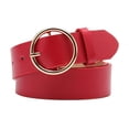thumbnail image 2 of Cinturones de cintura unisex para mujer, vestido de , cinturón rojo Colcomx Cinturón de cintura para mujer, 2 of 8