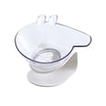 thumbnail image 1 of Plato para alimento de gatos/mascotas color blanco Protector de cuello antideslizante para mascotas Tazón individual Blanco de dibujos animados sonducket PT000784-00, 1 of 6