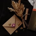 thumbnail image 5 of Mirror Cat Wax Stamp Cat Wax Sealing Stamp 1" Brass Head Stamp with Wooden Handle Retro Wax Seal Stamp for Gift Wrapping Envelopes Cards Letters Wine Packages Decoration, 5 of 9