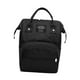 thumbnail image 2 of Mochila de pañales, bolsa de viaje con artículos para bebés para la oficina y actividades al aire libre Negro, 2 of 8