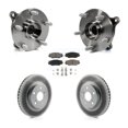 thumbnail image 1 of Transit Auto Front Hub Bearing Assembly Coated Disc Brake Rotors and Ceramic Pads Kit for Car Lexus IS250 AWD KBB-121762, 1 of 11
