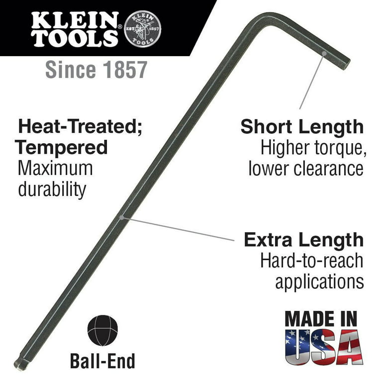 Klein Tools BL12 3/16 in. L-Style Ball-End Hex Key