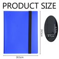 thumbnail image 5 of Card Binder 20 Pages 9 Pocket Large Capacity Colored Cover Card Collection Storage Album for Game Card Storage Blue, 5 of 5