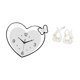 thumbnail image 5 of Reloj De Pared En Forma De Corazón, Estatuas De Cisne De Acrílico, Diseño Creativo Decorativo, Movimiento Silencioso, Arte De Pared, Escultura De Animal De Cerámica, Adorno De Escritorio, 5 of 8