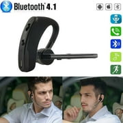 Bluetooth Earpiece V5.0 Wireless Handsfree Headset 24 Hrs Driving Headset 60 Days Standby Time With Noise Cancelling Mic Headsetcase for iPhone Android Samsung Laptop Trucker Driver