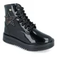 thumbnail image 2 of Botas Niña Charol Zapatos Botines Negro, 2 of 5
