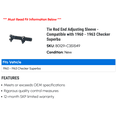thumbnail image 2 of Tie Rod End Adjusting Sleeve - Compatible with 1960 - 1963 Checker Superba 1961 1962, 2 of 2
