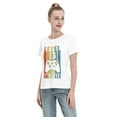 thumbnail image 3 of Level 13 Unlocked Women'S Basic Short Sleeve T-Shirt White Small, 3 of 5