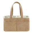 thumbnail image 2 of Baby Diaper Caddy Organizer, Baby Basket Shower Gift, Portable Changing Table Basket, Postpartum Caddy & Tote Bag Pouch, Newborn Nursery Essentials Registry, Car Diaper Organizer, Khaki, 2 of 9