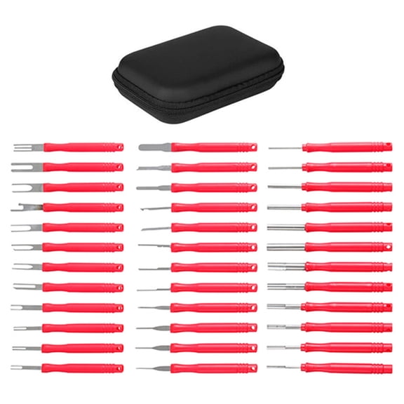 Terminal Removal Tool Set, Terminal Ejectors Kit for Car, Pin Extractor Tool Release Electrical Wire ConnectorPuller